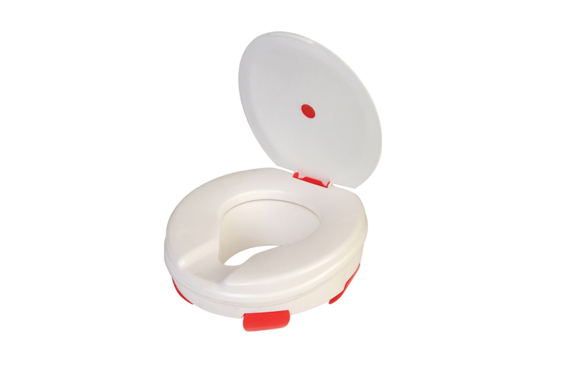 Toilet Seat Riser with Cover-2
